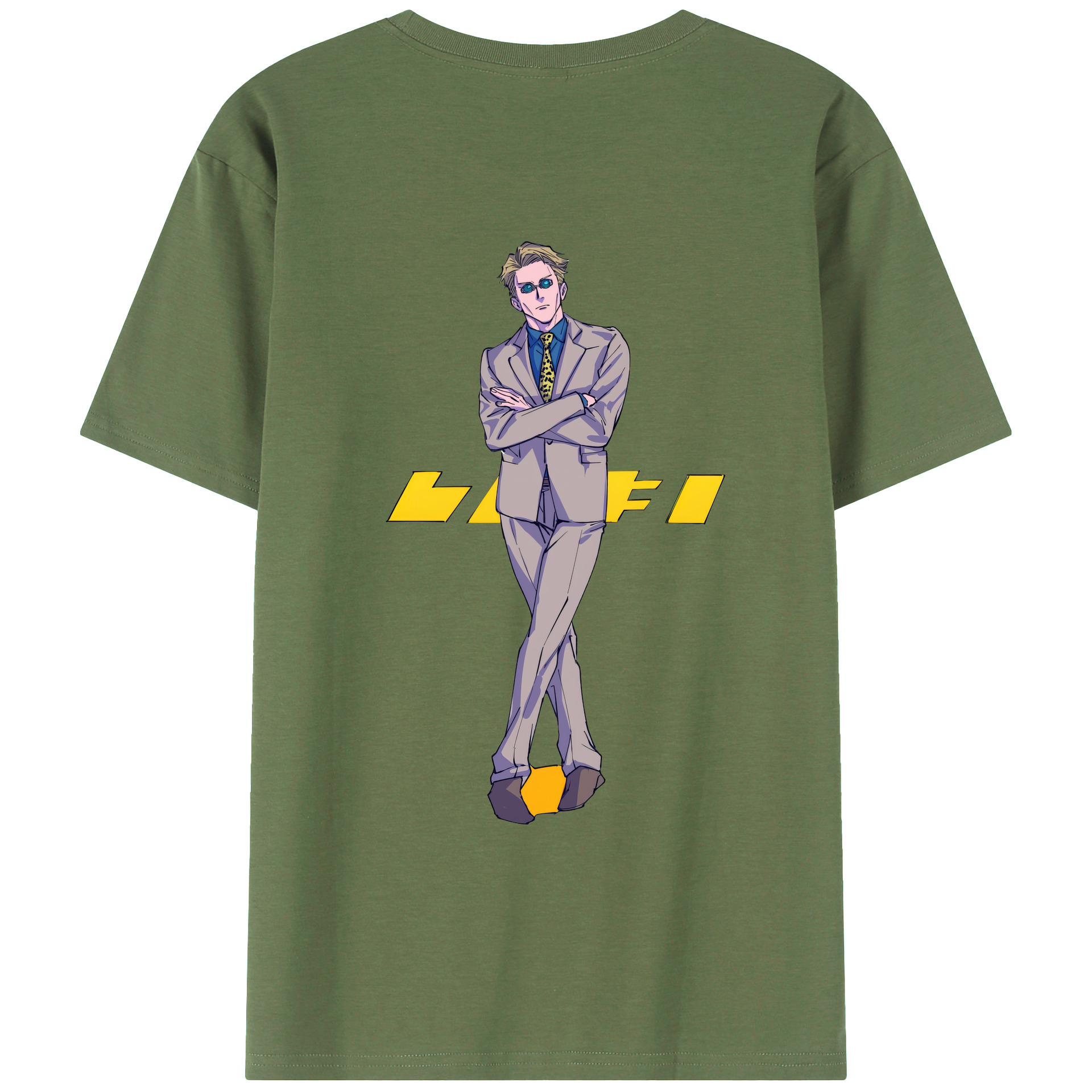 （画像用） 呪術廻戦 Jujutsu Kaisen 綿100％ メンズ半袖Tシャツ（バックプリント） 通気性